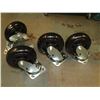 FOUR 6" CASTORS WITH HARDWARE