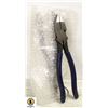 PAIR OF KLEIN TOOLS 9" PLIERS W/TETHER RING