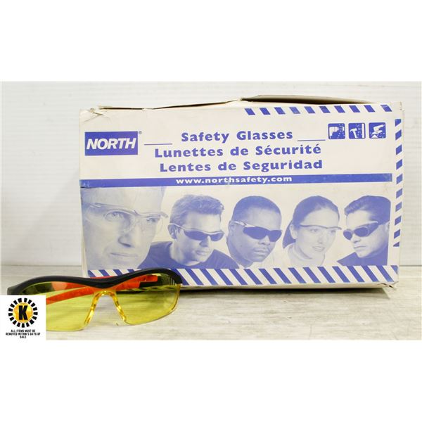 LOT OF NORTH SAFETY GLASSES