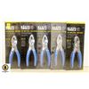 Image 1 : FIVE KLEIN TOOLS SLIP-JOINT PLIERS WIRE CUTTERS