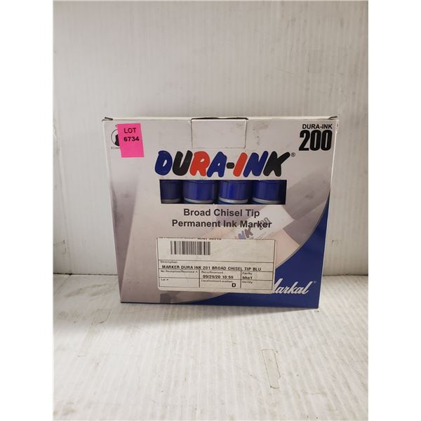 BOX OF DURA-INK PERMANENT INK MARKER