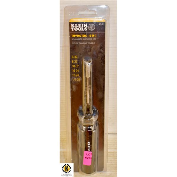 KLEIN TOOLS TAPPING TOOL 6-IN-1