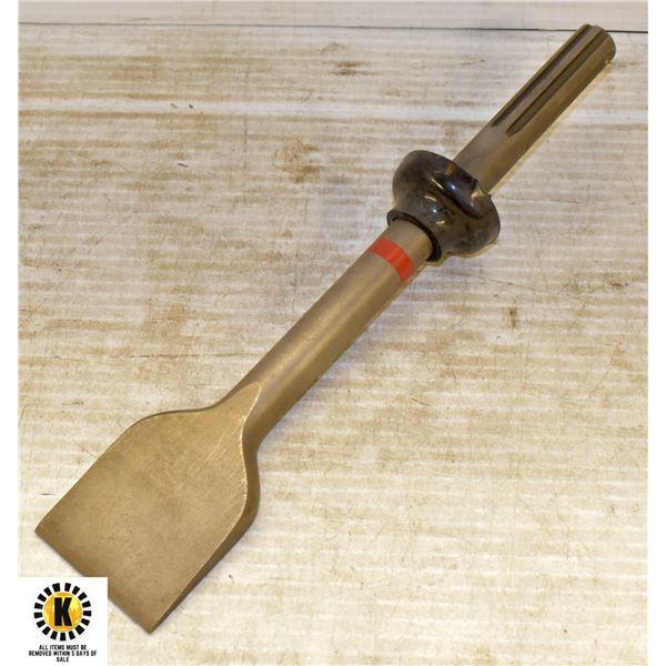 NEW HILTI CHISEL HAMMER, FLAT WIDE 15/16" X 11"