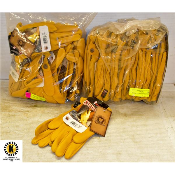 APROX 24 PAIRS OF WATSON #567 DEER SKIN GLOVES