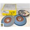 ASSORTED FLAP DISC'S INCLUDING 1/2"X1"X1/4" 80G &