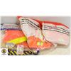 Image 1 : LOT OF THREE ASSORTED HI VIS VESTS INCLUDING XL &