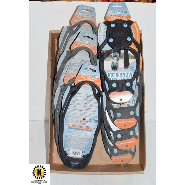 4 PAIR OF DUE NORTH TRACTION AIRDS LRG-XLRG