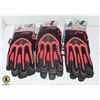 3 PAIRS OF GREASE MONKEY WORK GLOVES