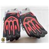 Image 1 : 2 PAIRS OF RED GREASE MONKEY WORK GLOVES