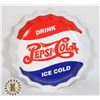 Image 1 : DRINK ICE COLD PEPSI COLA BOTTLE CAP SHAPE