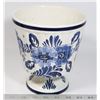 Image 1 : DELPH BLUE PLANT POT AUTHENTIC