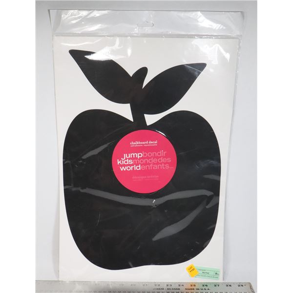 NEW APPLE SHAPE CHALK BOARD DECAL