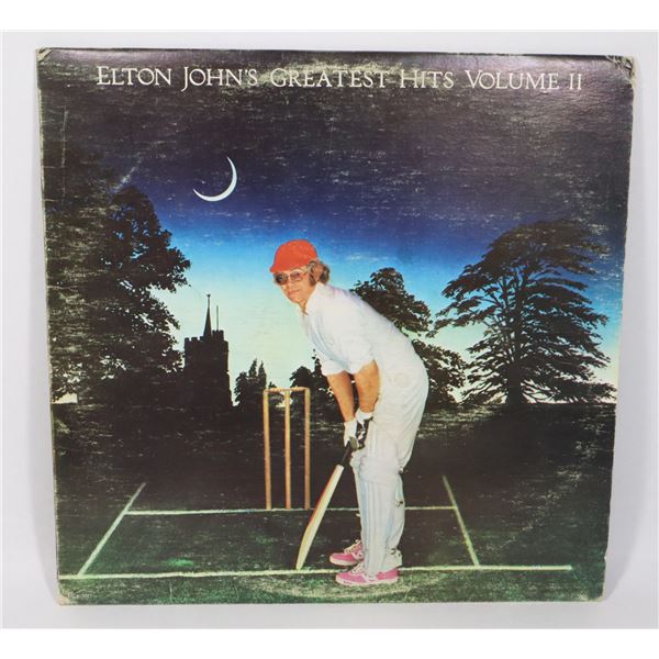 ELTON JOHN GREATEST HITS VOL.ll VINYL LOW COND