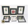 Image 1 : LOT OF 6 ASSORTED SMALL PICTURE FRAMES