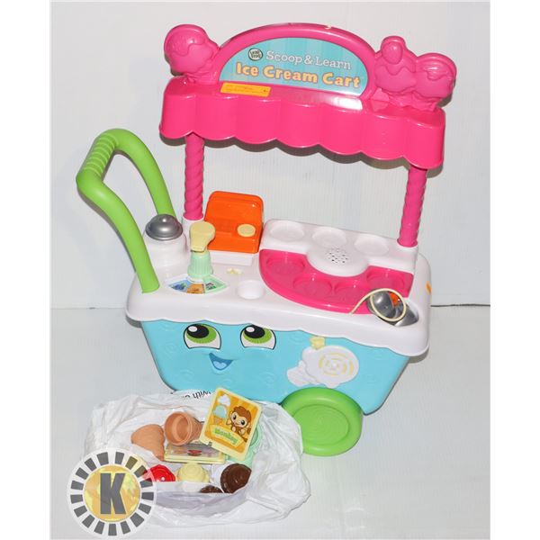 LEAPFROG ICE ICE CREAM CART TOY