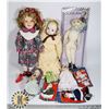 Image 1 : FLAT OF ASSORTED DOLLS