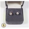 Image 1 : 10K YELLOW GOLD CUBIC ZIRCONIA EARRINGS