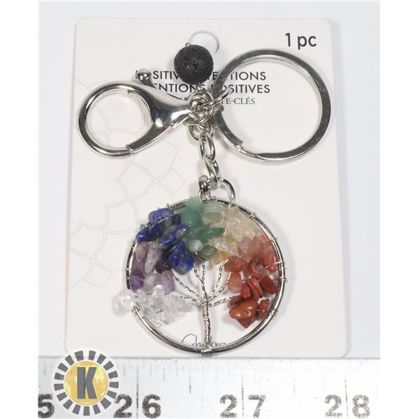 NEW TREE OF LIFE THEME KEYCHAIN