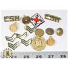 Image 1 : BAG OF ASSORTED COLLECTIBLES, MOSTLY MILITARY
