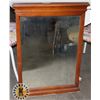 Image 1 : ESTATE WOODEN FRAMED MIRROR