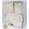 3 PACKS OF 12 NEW WORK GLOVES/ LINERS