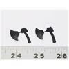 Image 1 : NEW AXE THEME STUD EARRINGS