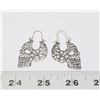 Image 1 : NEW SILVER TONE SKULL THEME DROP EARRINGS