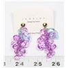 Image 1 : NEW GRAPE THEME DROP EARRINGS