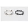 Image 1 : NEW COUPLES HEARTBEAT DETAIL CUFF RINGS