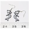 Image 1 : NEW CAT FISH MERMAID SKELTON DROP EARRINGS