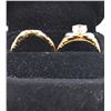 Image 2 : 14K HGE Wedding Set 5mm CZ Solitaire by Lind, 6.5