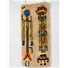 Image 1 : Vintage Latch Hook Native American Dancers Rug