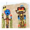 Image 2 : Vintage Latch Hook Native American Dancers Rug