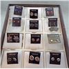 Image 1 : 12 Pairs of Navajo & Zuni Sterling Pierced Earring