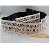 Image 1 : Beaded Leather Belt