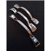 Image 1 : 3 Native American Sterling Watch Bands