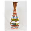 Image 1 : Large Hand Beaded Composition Vase, Kills Thunder