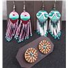 Image 1 : 3 Pairs of Native American Earrings