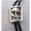 Image 2 : Navajo Sterling Storyteller Bolo Tie by T. Billy