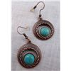 Image 3 : Estate Copper Tone and Faux Turquoise Set