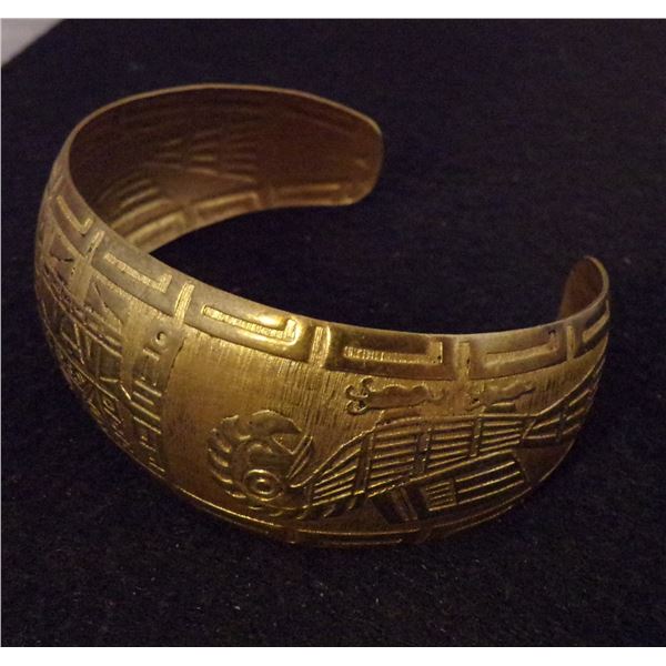 Mexican Brass Cuff Bracelet