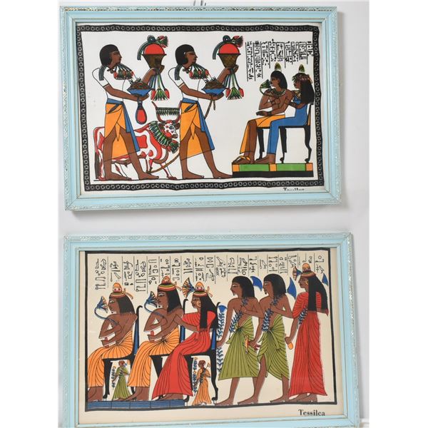 Vintage Egyptian Printed Cloth Pictures