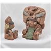 Image 2 : 2 Mexican Pottery Mayan God Replicas