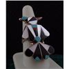 Image 1 : Zuni Sterling Inlay Thunderbird Ring by A. Dishta
