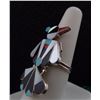 Image 2 : Zuni Sterling Inlay Thunderbird Ring by A. Dishta