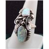 Image 1 : Navajo Sterlng Opal Ring, Size is Adjustable