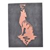 Image 1 : Laser Cut Wood Howling Wolf Picture