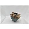 Image 3 : Zuni Turquoise Encrusted Fetish Pot