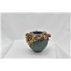 Image 4 : Zuni Turquoise Encrusted Fetish Pot