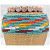 Image 5 : Hand Beaded Wicker Pottery Jar by K Kills Thunder